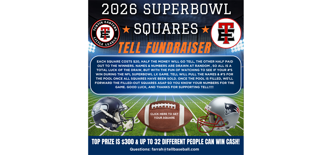 Superbowl Squares Fundraiser